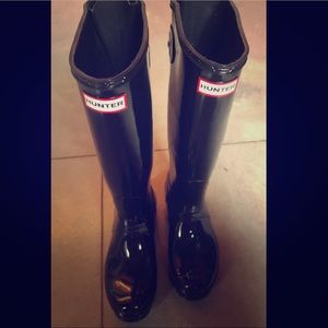 Women's Original Refined Tall Rain Boots: Black